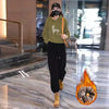 Winter Thickened and Padded Corduroy Pants Women Women's Loose Bunched Feet Harlan Pants Sweatpants Women