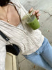Twisted Flower Knitted Cardigan Sweater Women Autumn Long Sleeve Hooded Zipper Short Coat Streetwear Sweaters Y2K Tops