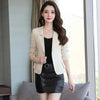 Spring Autumn Jackets Women Blazer 2026New Solid Slim Office Short Blazer Women Elegant Single Button Formal Blazer Coat