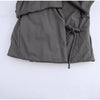 Upgraded Thick Wrap Front Tie Padded Jacket Kimono Style Collar Long Sleeve Loose Warm Daily Women Coat Winter Cotton Coats