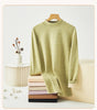 Women's Cashmere Silk Thermal Underwear Thermal Tops Warm Pants Thickened Solid Color Half Turtleneck Long Sleeve Winter Clothes