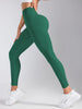 V-Back High Waisted Yoga Leggings Seamless Knit Tights for Women Quick Dry Butt Lifting Slim High Elastic Leggings