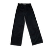 Autumn Spring Jeans Women Denim Pants Vintage Straight Trousers Female White Black Solid Loose Casual Wide Leg Pants