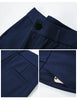 Spring and Autumn Khaki High Waist Straight Baggy Pants Women, Navy Middle-aged Mom Stretch Casual Trousers,Plus Size M-8XL