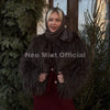 Winter Tassels Faux Fur Coat for Women Stylish Chic Fluffy Fur Jacket Furry Fox Fur Overcoat Girl Shaggy Outerwear