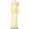 Pleated Slim Bodycon Maxi Long Dress Women Off Shoulder Autumn Winter Dress Lace Patchwork Sexy Party Dresses