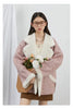 Women Faux Leather Coat Single Breasted Loose Casual Motorcycle Suit Suede Fur Jacket Female Top Autumn Winter