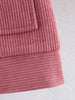Spring Pink Casual Jacket Women's Loose Fit Streetwear Front Zipper Pockets Lounge Wear Daily Outerwear