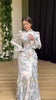 Dubai's spring slim-fit long-sleeved dress for ladies with tie belts, printed patterns and made of satin fabric. S-xxl