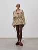 Stand Collar Lace Up Trench Chic Coat Women Long Sleeves Single Breasted Short Windbreaker Spring Daily Street Lady Jacket