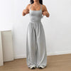 Spring Fall Women's Jumpsuit Solid Color Double-Strap Relaxed-Fit Casual Pants Y2k Clothing
