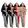 2 Piece African Clothes for Women Autumn Elegant Long Sleeve O-neck Top Pant Plus Size Matching Sets Dashiki African Clothing