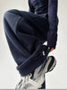 Polar Fleece Wide Leg Trousers for Women Oversize Style Loose Winter Thick Warm Sweatpants Y2K Vintage Thermal Pants