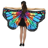 1pc Womens Butterfly Wings Polyester Butterfly Cape for Stage Dress-up Shawl Cloak Fancy Dress Costume 150x70cm