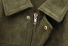 Suede Fabric Women Bomber Jackets Causal Long Sleeve Zipper Loose Coats Cropped Winter Warm Jacket Outwear
