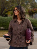 Women's Elegant Long Woolen Coat Chic Casual Stand Collar Lace-up Overcoat Winter Daily Commuting Outerwear