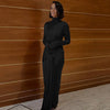Turtleneck Long Sleeve Maxi Dress For Women Irregular Bodycon Long Dress Femme Temperament Evening Dress