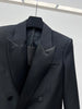 Women's Double Breasted Blazer Classic Versatile Comfortable Ladies Jacket