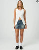 Washed Denim Skirt Women Simple All-match Girl Mini Skirts Temperament Commuting Style Female Clothing