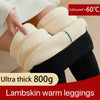 1pcs Winter Leggings Women Cotton Extra Thick Warm Pants Thermal Legging Slim Black Elastic High Waist Solid Leggings