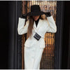 Elegant Solid Women Long Coat Single Breasted Turn-down Collar Loose Full Sleeve Lady Coats Spring Lady Street Outwears