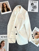Elegant Office Lady Blazers for Women Long Sleeve Single Button Blazer Coats Female Top Suit Jackets Outerwears