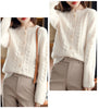 Autumn Knitted Cardigan Women's Jacket Long Sleeve Korean Loose Round Neck Cardigan Sweater Jackets Women Casual Knit Top