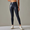 Women Black Pu Leather Pants High Waist Leather Sexy Leggings Trousers Warm Winter Leggings Fleece Trousers Women Thick Stretch