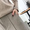 Thicken Women Pencil Pants Autumn Winter Trousers OL Style Female Work Suit Pants Loose Female Trousers Capris 6648