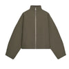 Casual Women's Knit Contrast Fleece Coats Stand Collar Zipper Pockets Full Sleeve Jackets Spring Lady Warm Outwear
