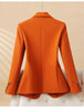 Spring Autumn Professional Jacket Women's Outerwear Chic Slim Long Sleeve Office Blazer Tops
