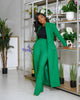 Women's Set Full Sleeve X-Long Blazer Coat+ Long Pant Suit Spring Streetwear Two 2 Piece Set Africa OL Work Outfits