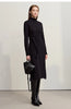 Dresses Woman Winter Elegant Commuter Turtleneck Lace-up Dress Women's Knitted Straight Solid Color Skirt 12544088