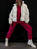 Winter Jackets for Women Thick Warm Loose Quilted Jacket Female Interchange High Street Green Baggy Puffer Coat
