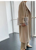 101801 Women Coat Winter Women's Jacket 10% Cashmere 90% Wool Classic Camel Wool Coat