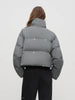 Series Beaded Short Puffer Down Vest Women Autumn Winter Quilted Down Jacket Down Gilet Coat Outdoor Streetwear