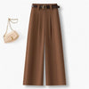 Spring Autumn Korean Spring Temperament Pants Women Wide-leg suit Pants Female Trouser Ladies