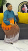 Tassel Patchwok Color Block Dress for Women Pleated Puff Sleeve Mid-calf Dresses Female Autumn