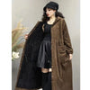 Oversized Women's Clothing Autumn And Winter Jacket Cotton Jacket Hooded Sweatershirt Winter Plush And Thickened Dress Winter