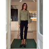 Mixed Color Fringed Round Neck Short Tweed Jacket Elegant Loose Women's Outwear Autumn Casual Street Daily Outfit
