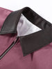 Stand Collar Side Placket Suit Jacket Women Elegant Long Sleeve Button Pocket Loose Coats Spring Chic Office Lady Outerwears