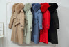 Winter Jacket Women's Parkas Thick Warm Fur Lining Long Parka Female Hooded Fleece Padded Coat Distachable Outwear 5XL