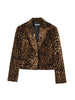 Long Sleeve Blazers Top Women 2 Pieces Leopard Printed Mini Skirt Sets Women's Suit Two Piece Set Women Outfit