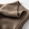 Pullover Scarf Knitted Cashmere Shawl Winter Scarves False Collar Coat Bib Warm Turtleneck Slit Jumper Shawl for Women