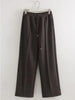 Thick Warm Straight Pants For Women Office Brown Wide Leg Trousers High Waist Women's Loose Pants For Ladies Spring