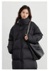 Women Down Coats Long Thick Warm Down Jackets Overcoat White Duck Down Loose Casual Jacket Autumn Winter