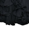 Women's A-Line Bodycon Mini Dress Ruffle Hem V-Neck Asymmetrical Buttons Long Sleeve Short Dress Party Streetwear Outfits