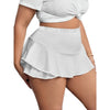 Size 1XL-5XL Women's Skirts Sexy Pleated Home Skirts Skirts with leggings Solid color skirts