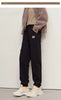 Tapered Sweatpants Winter Versatile Thicken Warm Women's Pants Butterfly Embroidery Fit Casual Trousers 12544153
