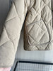 Spring women's vintage crewneck quilted cotton-padded loose version of quilted casual jacket